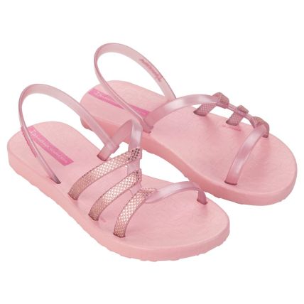 Sandalia Infantil Ipanema Diversa Mais - 27244 - Rosa Claro/rosa Perolado - Atacado