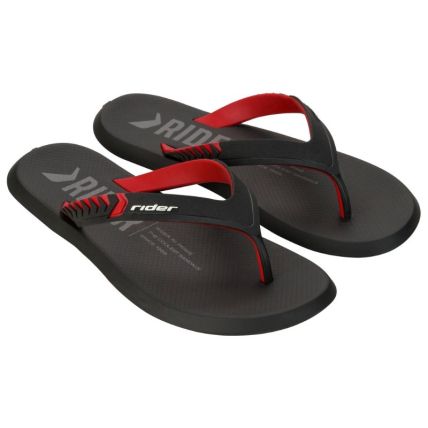 Chinelo Masculino Rider R1 Prime - 12438 - Preto/vermelho - Atacado