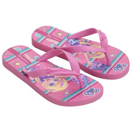 Chinelo Infantil Ipanema Polly E Max Steel - 26048 - Rosa/rosa - Atacado