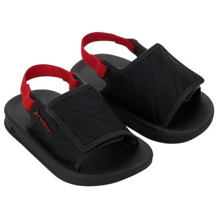 Chinelo Slide Baby Rider Street Slide Baby - 12414 - Preto/vermelho - Atacado