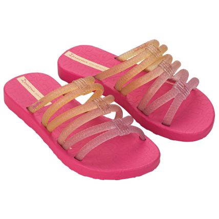 Chinelo Slide Infantil Ipanema Diversa Mais - 27242 - Rosa/amarelo - Atacado