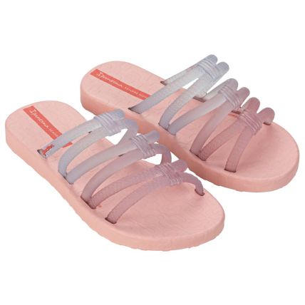 Chinelo Slide Infantil Ipanema Diversa Mais - 27242 - Rosa/verde - Atacado