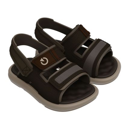 Sandalia Baby Cartago Mini Iii - 12461 - Bege/marrom - Atacado