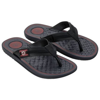 Chinelo Infantil Cartago Arizona - 12307 - Cinza/preto/vermelho - Atacado