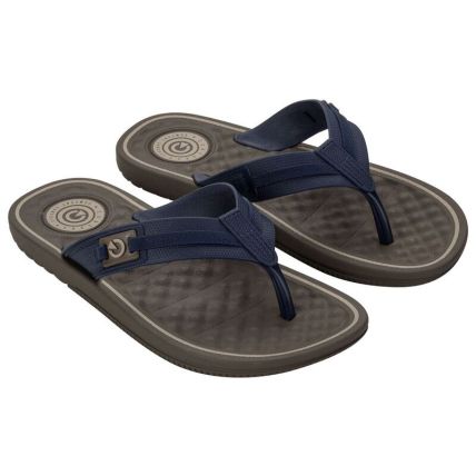 Chinelo Infantil Cartago Arizona - 12307 - Marrom/azul/bege - Atacado