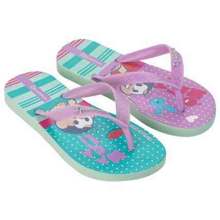 Chinelo Infantil Ipanema Turma Da Monica - 26790 - Verde/lilas - Atacado