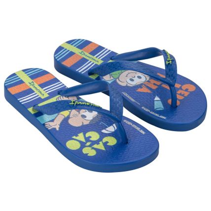 Chinelo Infantil Ipanema Turma Da Monica - 26790 - Azul/azul/verde - Atacado