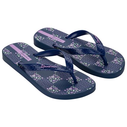 Chinelo Feminino Ipanema Happy - 25279 - Azul/lilas/verde - Atacado