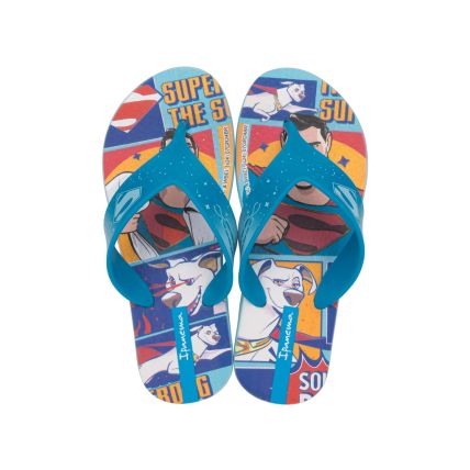 Chinelo Infantil Ipanema Super Pets - 27027 - Azul/azul/vermelho - Atacado