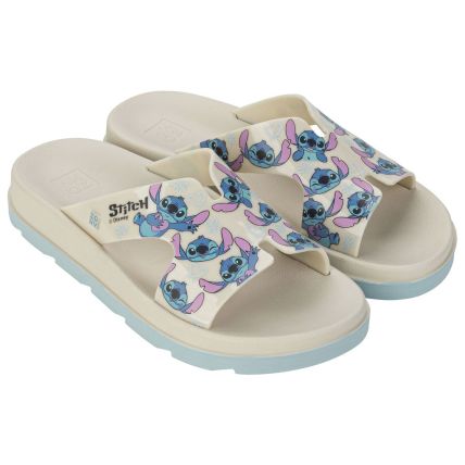 Chinelo Slide Feminino Zaxy Disney Daily - 19169 - Off White Claro - Atacado
