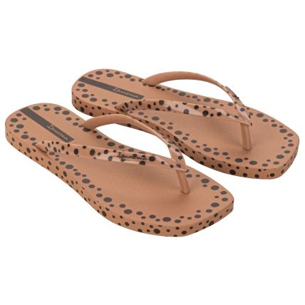 Chinelo Feminino Ipanema Edge All Over Print - 27316 - Marrom/marrom - Atacado