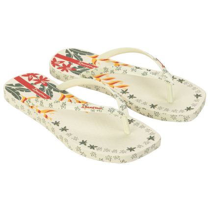Chinelo Feminino Ipanema Edge All Over Print - 27316 - Bege/verde - Atacado