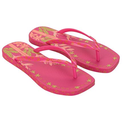 Chinelo Feminino Ipanema Edge All Over Print - 27316 - Rosa/verde - Atacado