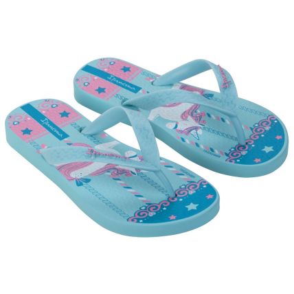 Chinelo Infantil Ipanema Fantasia - 27012 - Azul Claro/rosa - Atacado