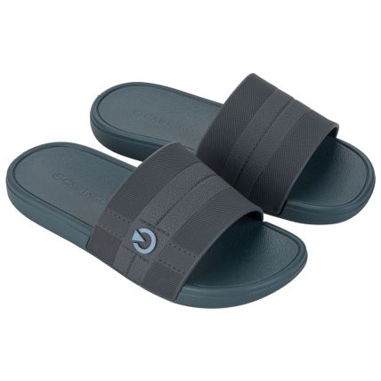 Chinelo Slide Infantil Cartago Atlanta - 12408 - Azul/cinza - Atacado