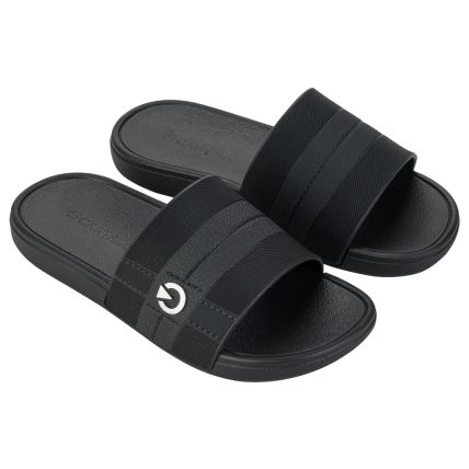Chinelo Slide Infantil Cartago Atlanta - 12408 - Preto/preto - Atacado