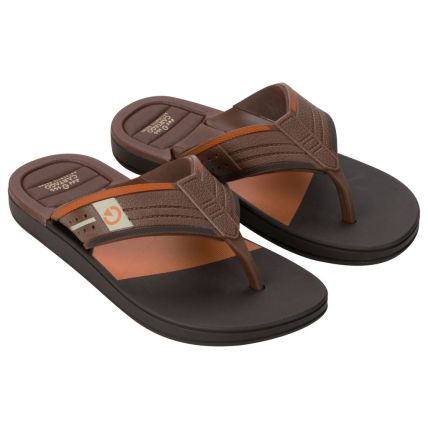 Chinelo Infantil Cartago Dallas - 12216 - Marrom/laranja/bronze - Atacado