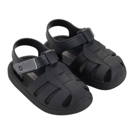 Sandalia Baby Cartago Oslo - 12118 - Preto/preto/grafite - Atacado