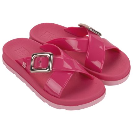 Chinelo Slide Infantil Zaxy Match - 19208 - Rosa Dalia - Atacado