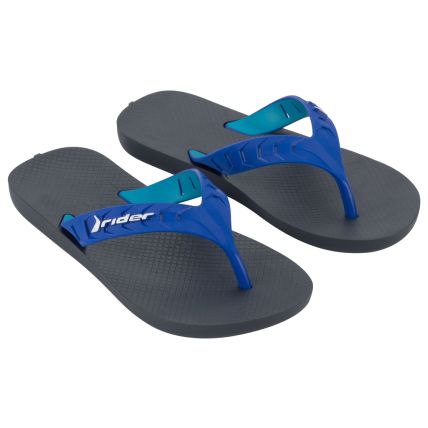 Chinelo Infantil Rider Street Duo - 12431 - Azul/azul/branco - Atacado