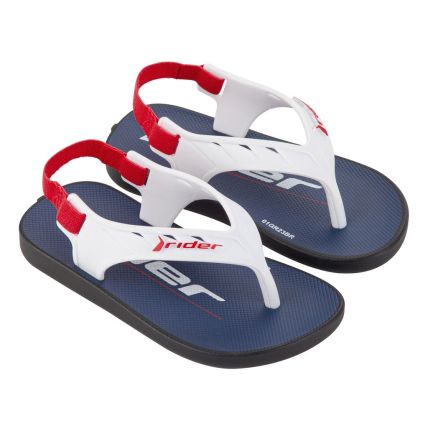 Chinelo Baby Rider Street Fun - 11810 - Preto/branco/vermelho - Atacado
