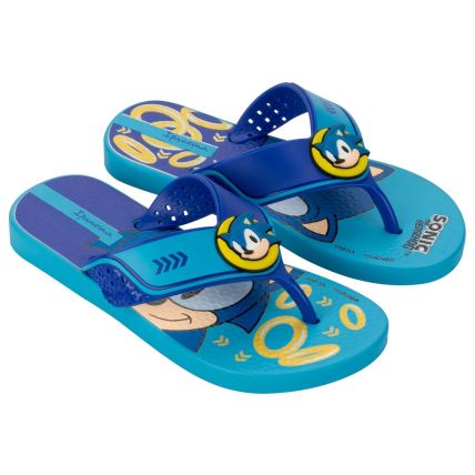 Chinelo Infantil Ipanema Sonic Iconic - 27328 - Azul Claro/azul - Atacado