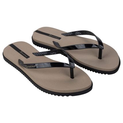 Chinelo Feminino Ipanema Rio - 27314 - Preto/bege - Atacado