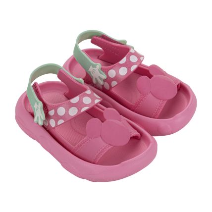 Sandalia Baby Disney Bubble - 23171 - Rosa/verde - Atacado