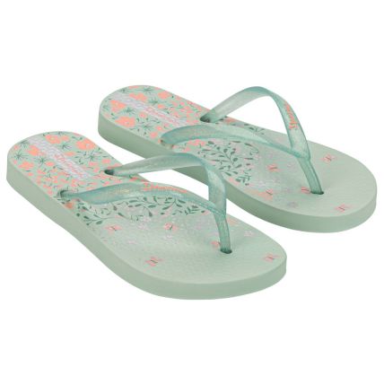 Chinelo Infantil Ipanema Oasis - 27264 - Verde/glitter/rosa - Atacado