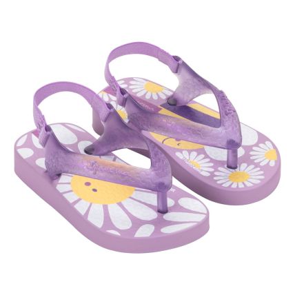Chinelo Baby Ipanema - 25431 - Lilas/perolado/branco - Atacado