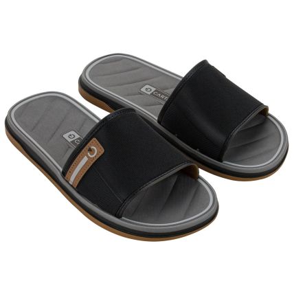 Chinelo Gaspea Masculino Cartago Malaga Sport - 12377 - Preto/cinza/marrom - Atacado