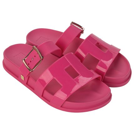 Chinelo Slide Feminino Zaxy Connect - 19054 - Rosa Dalia - Atacado