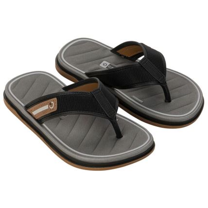 Chinelo Infantil Carta Malaga Sport - 12309 - Preto/castor/cinza - Atacado