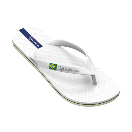 Chinelo Feminino Ipanema Brasil - 27040 - Branco/branco/azul - Atacado