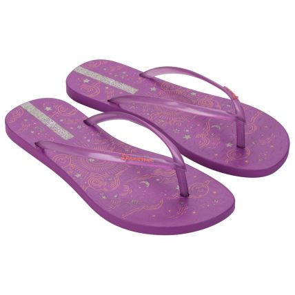 Chinelo Feminino Ipanema Easy Mais - 27331 - Lilas/lilas Perolado - Atacado