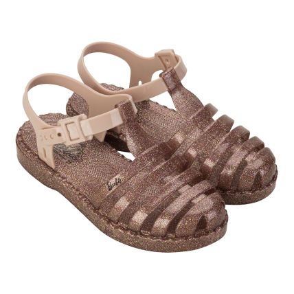 Sandália Infantil Barbie Duo Aranha - 22459 - Vidro Multicor/rosa - Atacado