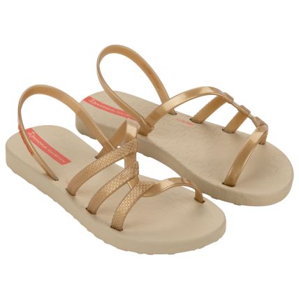 Sandalia Infantil Ipanema Diversa - 27235 - Bege/ouro/laranja - Atacado