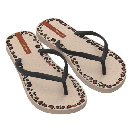 Chinelo Infantil Ipanema Day - 27383 - Bege/preto/marrom - Atacado
