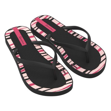Chinelo Infantil Ipanema Day - 27383 - Preto/preto/rosa - Atacado