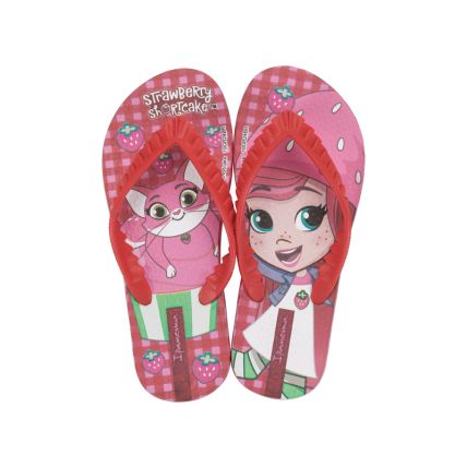 Chinelo Infantil Ipanema Moranguinho Sugar - 27173 - Rosa/vermelho - Atacado
