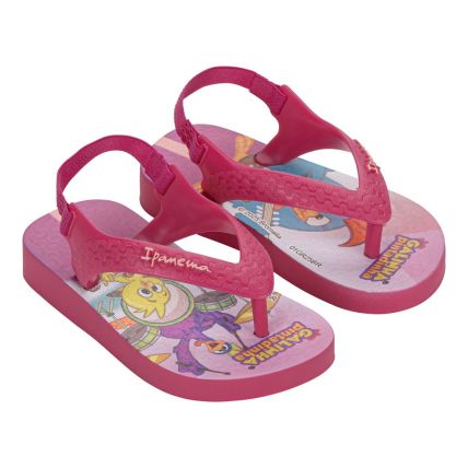 Chinelo Baby Ipanema Galinha Pinta Fun - 27071 - Rosa/rosa Escuro - Atacado