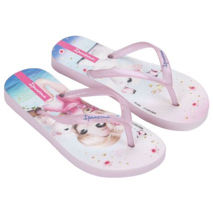 Chinelo Infantil Ipanema Jolie Amores - 27307 - Rosa/rosa Glitter - Atacado