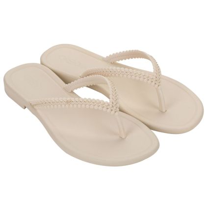Rasteira Feminina Grendha Todo Dia Conquista - 19158 - Off White - Atacado