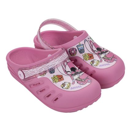Babuche Infantil Disney Snug - 23239 - Rosa Medio/glitter - Atacado