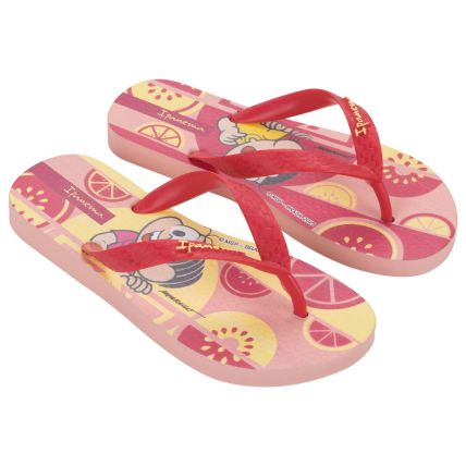 Chinelo Infantil Ipanema Turma Da Monica - 26790 - Rosa/rosa/amarelo - Atacado