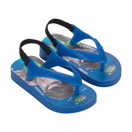 Chinelo Baby Ipanema Polly E Max Steel - 26349 - Azul Medio/azul - Atacado