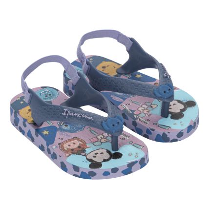 Chinelo Baby Ipanema Disney Joy - 27323 - Lilas/azul - Atacado
