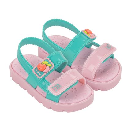 Papete Baby Zaxynina Fofinha - 19167 - Azul Caribe/frutas - Atacado