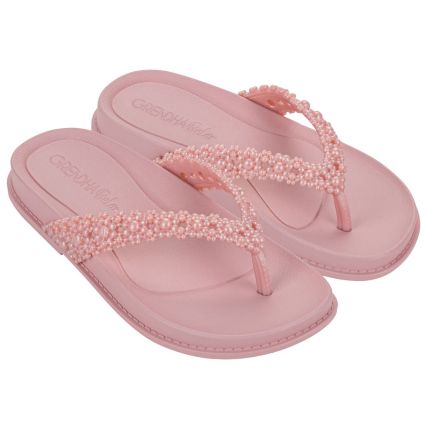 Rasteira Infantil Grendha Bela Carinho - 19178 - Rosa Suave/perolado - Atacado