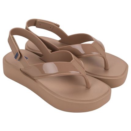 Sandalia Feminina Zaxy Blink - 19191 - Marrom Mocca - Atacado